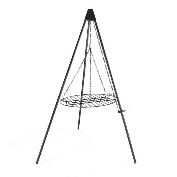 Shop Sunnydaze Firepit Tripod Stand With Solid Steel Legs 55 Inch