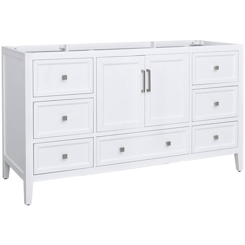 Avanity EVERETTE-V60-WT Everette 60" Single Free Standing Vanity
