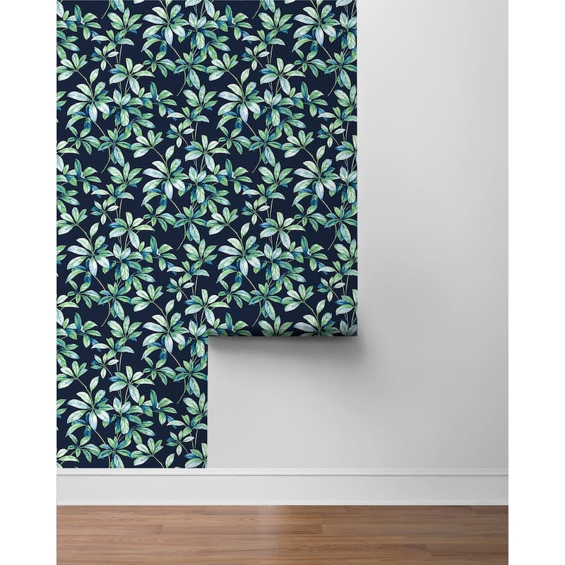 NextWall Leaf Trail Peel and Stick Wallpaper
