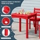 preview thumbnail 21 of 63, Polytrends Garden Party Kids Outdoor 24" Dining Table