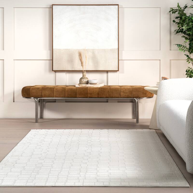 Nuloom Belladonna High-Low Geometric Area Rug