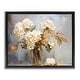 preview thumbnail 1 of 26, Stupell Aged With Grace Hydrangeas Framed Floater Canvas Wall Art Design By LSR Creative Studio 21 x 17 - Black