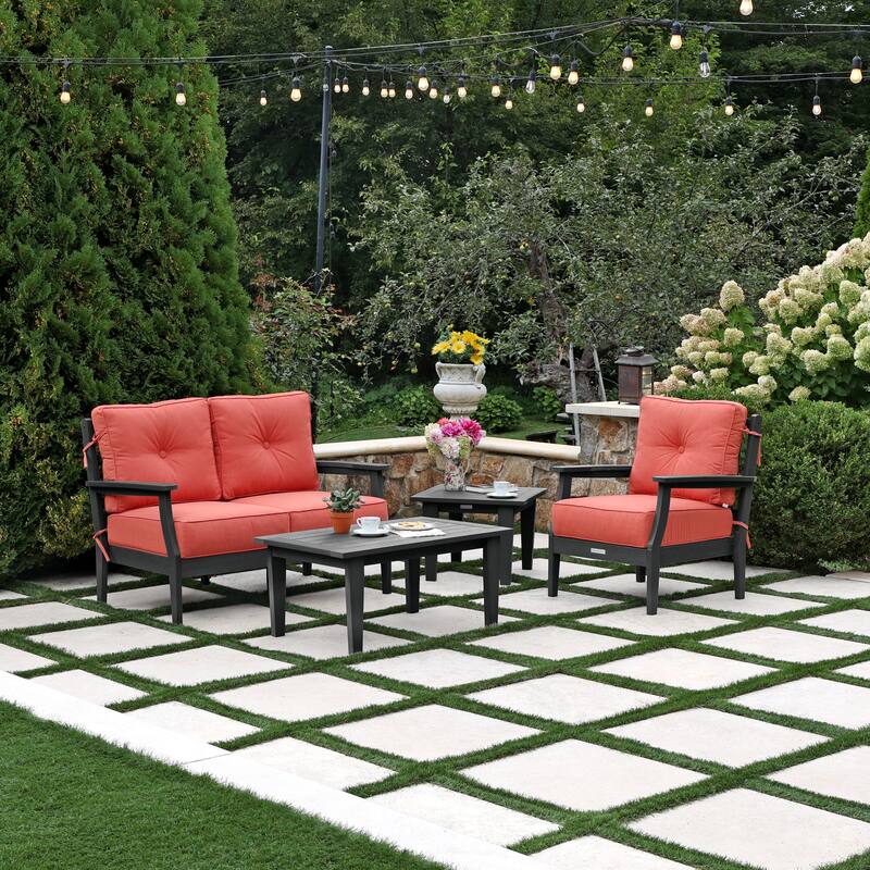 HIGHWOOD Lehigh 4-Piece Deep Seating Set