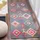 preview thumbnail 7 of 14, SAFAVIEH Handmade Bellagio Icy Modern Moroccan Wool Rug