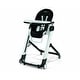 preview thumbnail 1 of 16, Peg Perego Siesta, Grow with baby folding high chair & Recliner Licorice (Black)