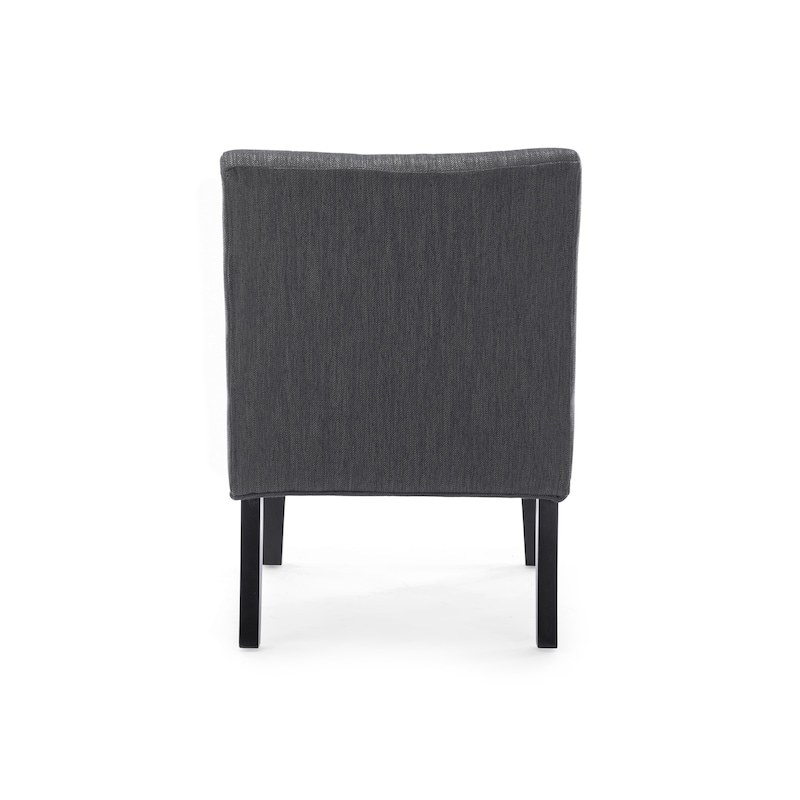 Set of 2 Side Chair Reception Chair Dining Chair Upholstered Chair Charcoal Reading Chair Office Chair