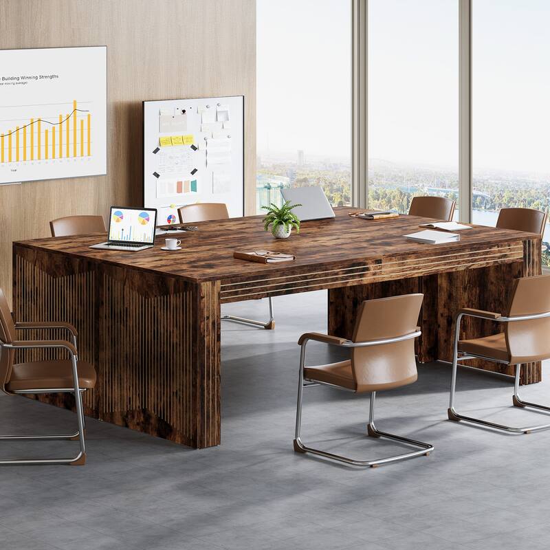79-Inch Extra Long Desk for 6-8 People,Conference Table for Office