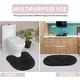 preview thumbnail 57 of 58, Hampton Crochet Bathmat 100% Cotton Non-Slip Bathroom Rug Set, Machine Washable Bath Rug, 5 Piece Bath Mat Set with Contour