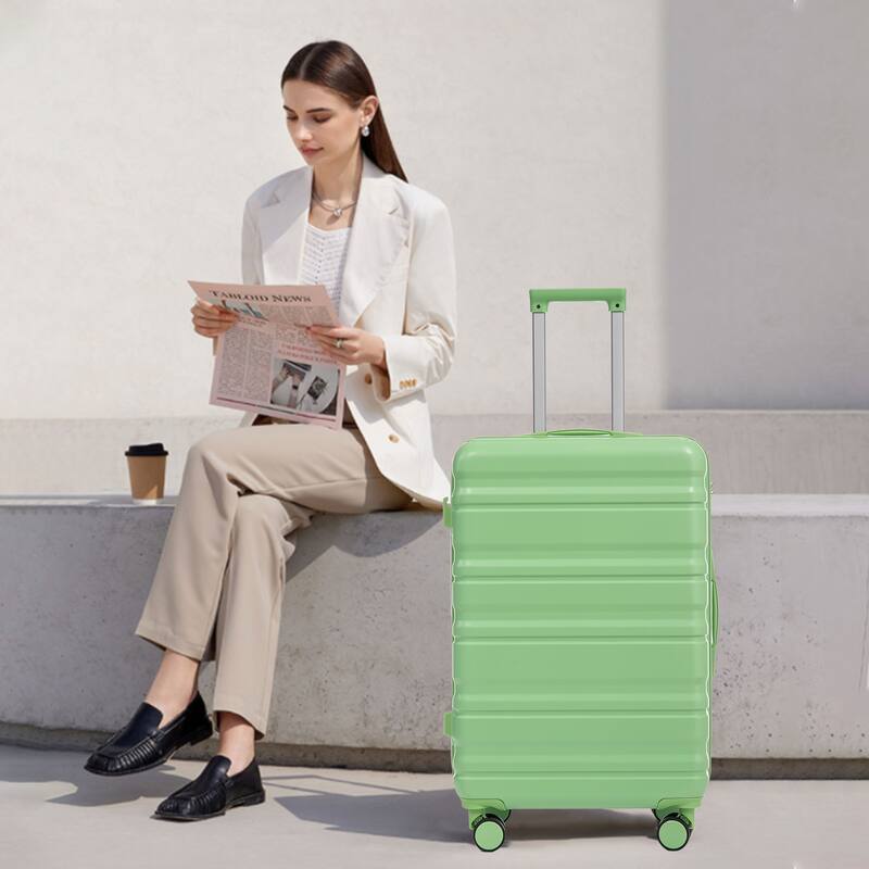 20IN 24IN 28IN 3 pcs/set in ABS Spinner Wheel Luggage, Matching Color, With Combination Lock