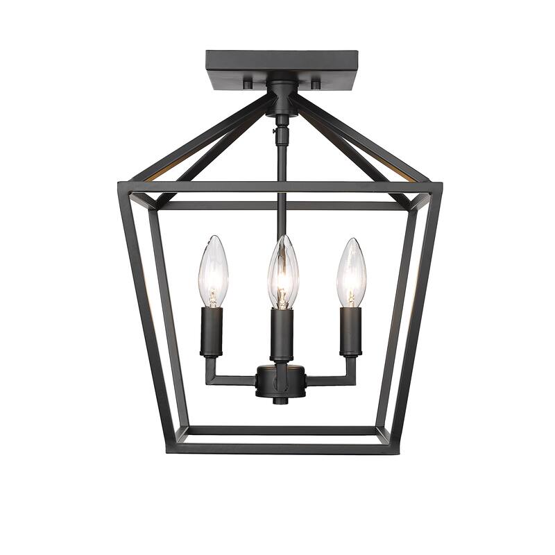 Millennium Lighting 4 Light Semi-Flush Ceiling Mount Fixture