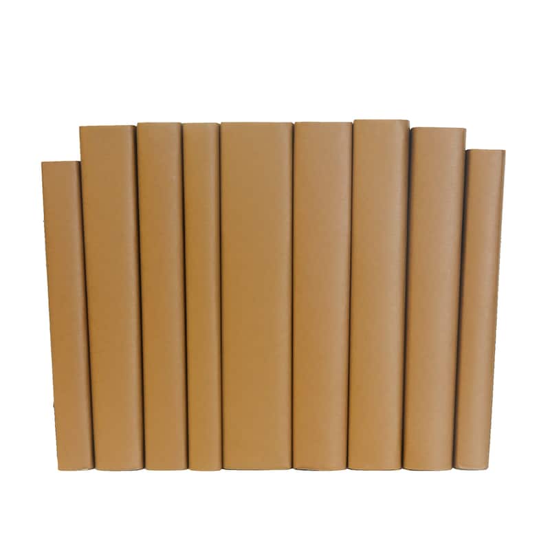 Books Brown Decorative Accessories: Pecan Wrapped Colorpak