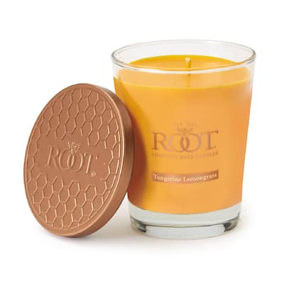 Root Candles Tangerine Lemongrass 10.5 oz Large Veriglass Jar
