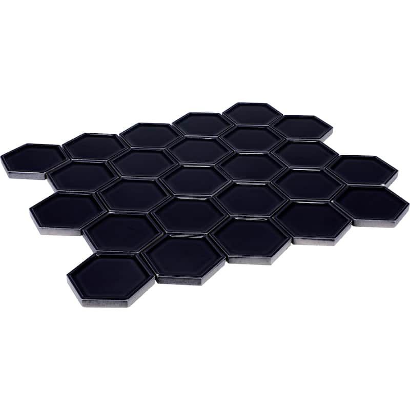 Daltile Artefino Jewel 2-1/2" Framed Hexagon Mosaic (10 PC Per Carton) (10.50 SQFT Per Carton)