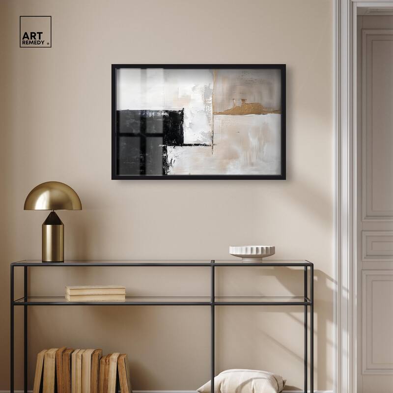 Black Dust and White Ash II Shadowbox by Art Remedy