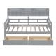 preview thumbnail 4 of 36, Twin Daybed with Drawers & Shelves - Stylish and Functional