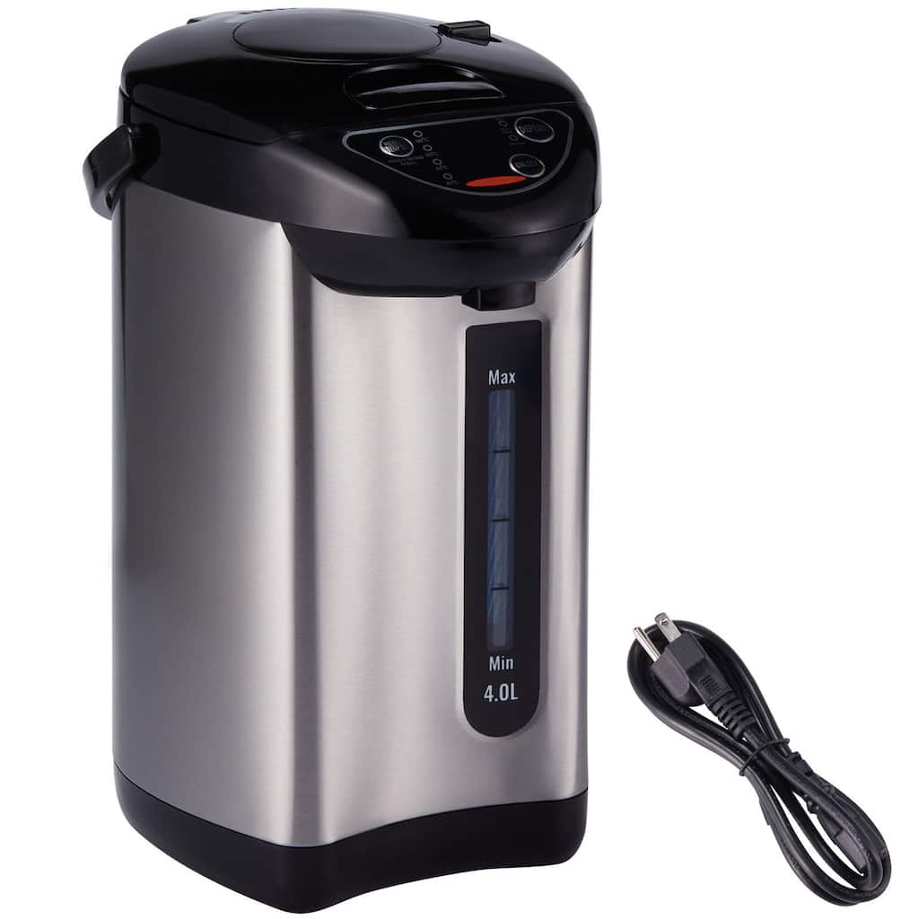 Hot Water Dispenser, Adjustable 4 Temperatures Water Boiler and Warmer, 304 Stainless Steel Countertop Water Heater