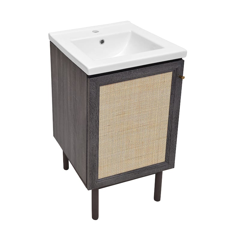 Classe Bathroom Vanity in Oak