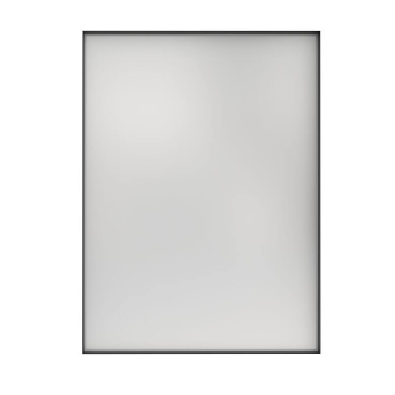 TOOLKISS Right Angle Aluminum Frame Bathroom Vanity Mirror with Clear Glass