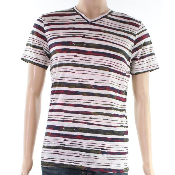 Shop American Rag White Ivory Mens Size Small S V Neck Tee T Shirt