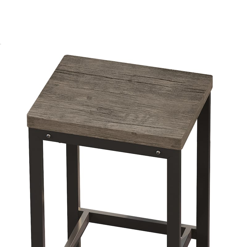 Modern Design Kitchen Dining Table Set with 3 Stools