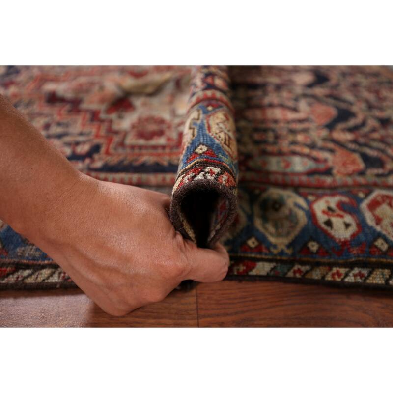 Vegetable Dye Kazak Accent Rug Hand-Knotted Wool Carpet - 2'8" x 4'11"