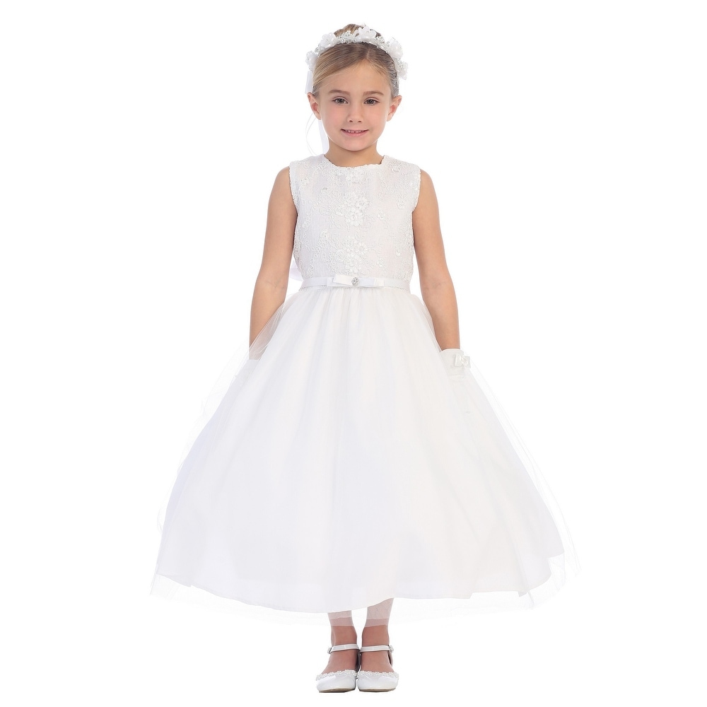 white formal girl dresses