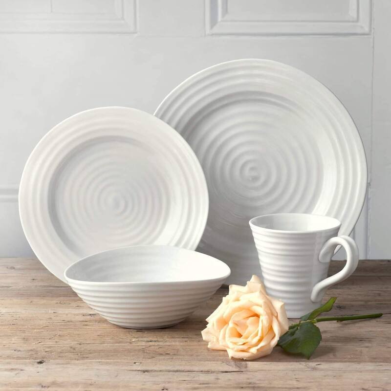 Portmeirion Sophie Conran White 4 Piece Place Setting