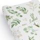 preview thumbnail 4 of 4, Sweet Jojo Designs Green Boho Floral Leaf Boy Girl Gender Neutral Changing Pad Cover Sheet White Bohemian Watercolor Botanical