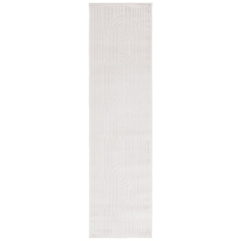 SAFAVIEH Archway Arvida Modern & Contemporary Rug - 2'2" x 8' Runner - Ivory/Ivory