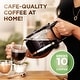 preview thumbnail 3 of 4, Ivation 2-in-1 Coffee Maker with Grinder, 10-Cup Programmable 1000W - Black/Grey