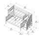 preview thumbnail 21 of 32, Max and Lily Twin over Full Staircase Bunk
