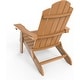 preview thumbnail 37 of 50, WINSOON All Weather HIPS Outdoor Folding Adirondack Chairs Outdoor Chairs Set of 4