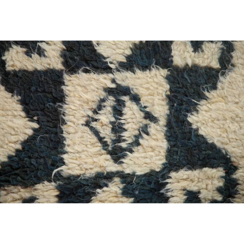 Anatolian Turkish Runner Rug Handmade Hallway Beige Wool Carpet - 3'0"x 11'5"