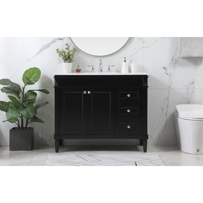 Clarity 32 - 42 Inch Single Bathroom Vanity