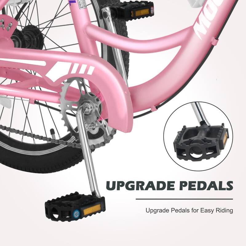Docred 16" and 24" Tricycle 1-Speed 3 Wheel Trike Bike with Basket