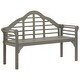 preview thumbnail 2 of 30, vidaXL Patio Queen Bench with Cushion 53.1" Solid Acacia Wood - 53.2" x 21.7" x 37.4"