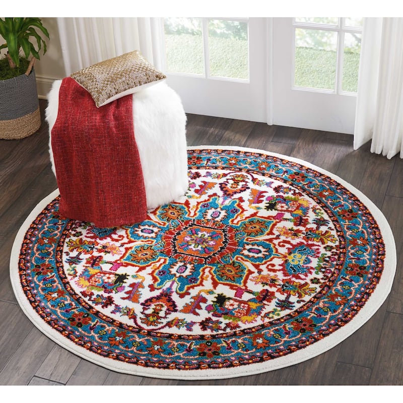 Nourison Oakdale Traditional Persian Medallion Area Rug