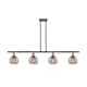 Option Black Antique Brass / Light Smoke Deco Swirl