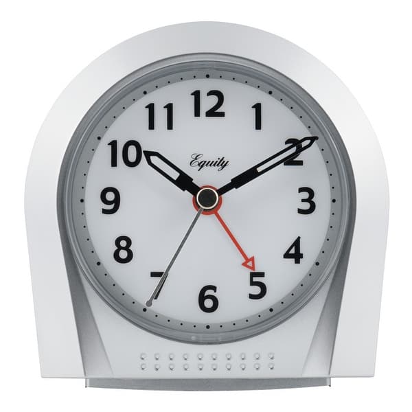 slide 2 of 6, Equity by La Crosse Silent Sweep Night Vision Alarm Clock