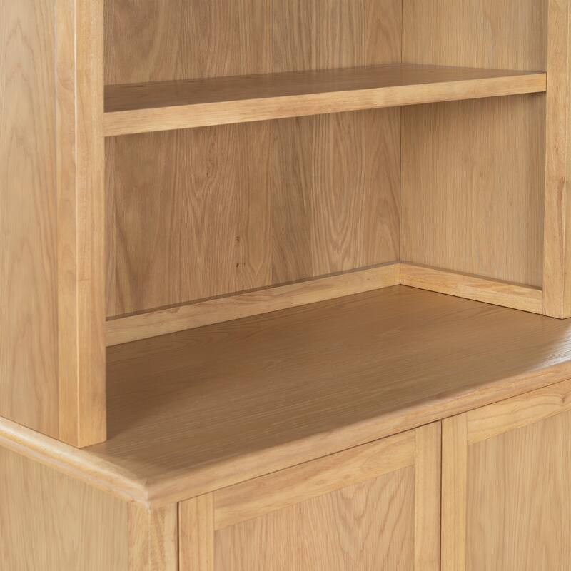 SAFAVIEH Couture Haylina 4-Shelf Wood Bookcase - 40"W x 21"D x 79"H