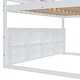 preview thumbnail 18 of 18, Pink Wooden House-shaped Loft Bed Kids Bed with Tent,Full size