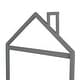 preview thumbnail 8 of 34, Full Size Kids Bed Wood Platform Bed with House-shaped Headboard , Gray