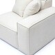 preview thumbnail 11 of 13, Mindy Chenille Basketweave RAF Corner Chair