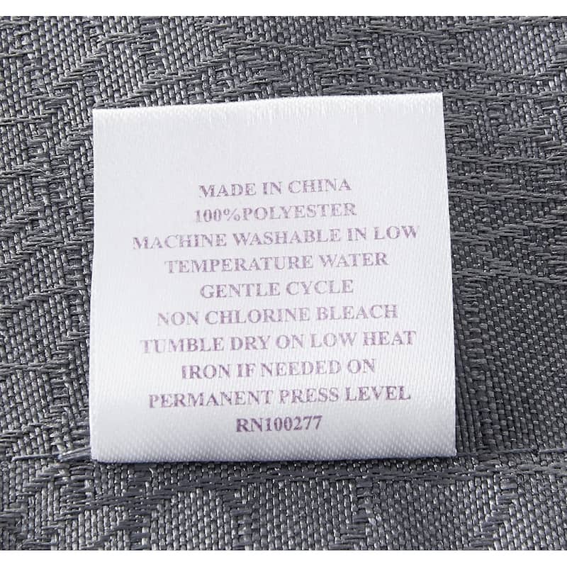 Violet Linen Crocodile False Luxurious Damask Pattern Tablecloth