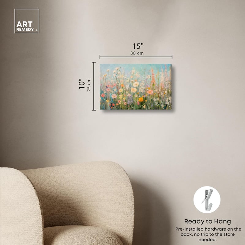 Soft Focus Flora II Canvas by Art Remedy, Gallery Wrapped