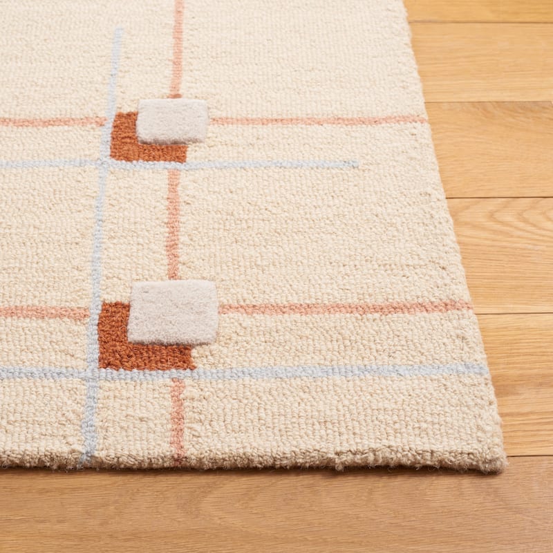SAFAVIEH Handmade Genre Svjetlana Mid-Century Modern Wool Rug