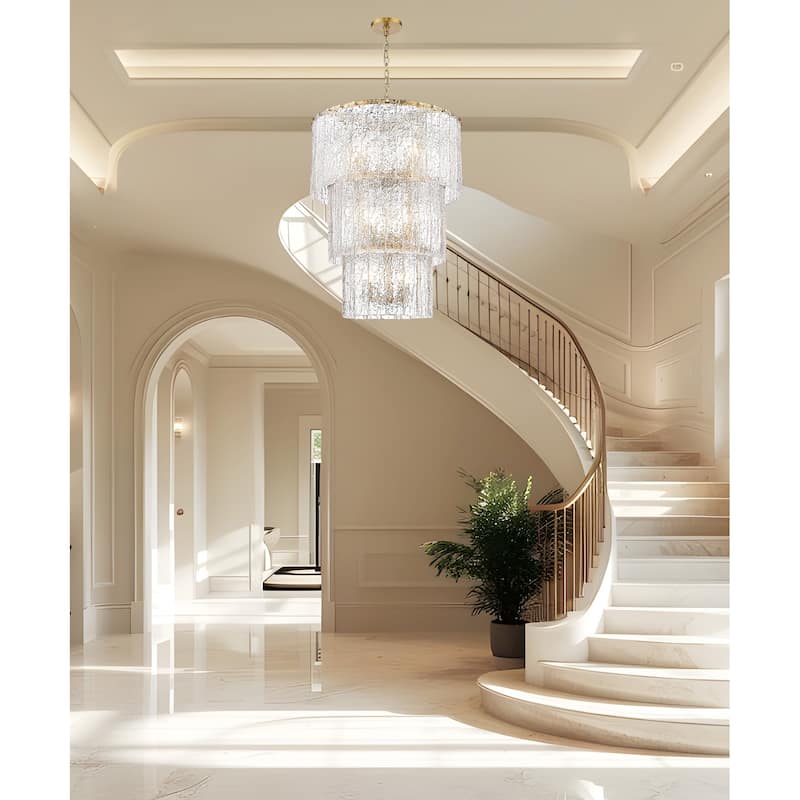 Z-Lite Glacier 12 Light Chandelier