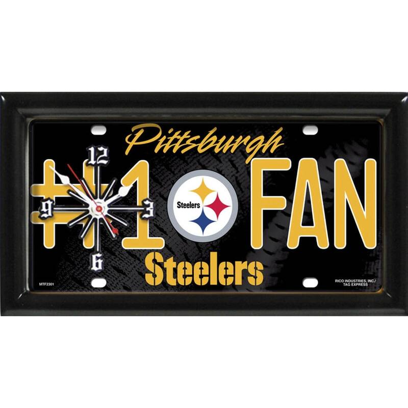 Pittsburgh Steelers Clock