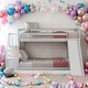 preview thumbnail 1 of 24, Twin Over Twin Bunk Bed With Convertible Slide And Stairway for Home White