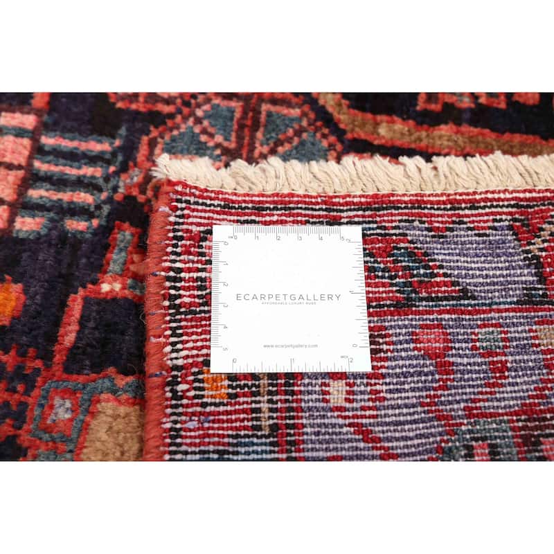 ECARPETGALLERY Hand-knotted Anatolian Vintage Dark Navy Wool Rug - 4'10 x 8'4